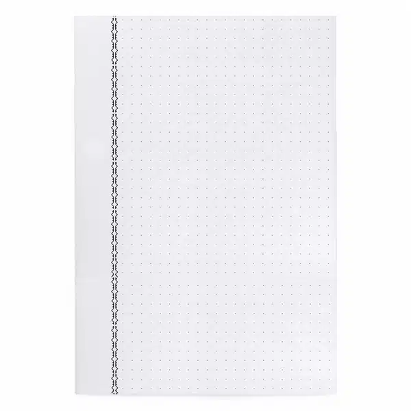 (product) La Compagnie du Kraft Notebook Refill - White Kraft with Dots