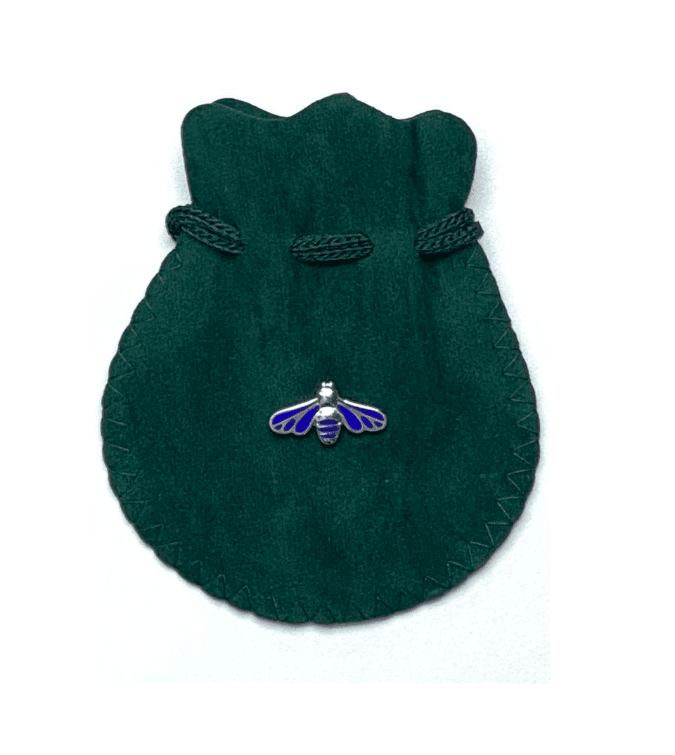 (product) Royal Blue Bee Lapel Pin