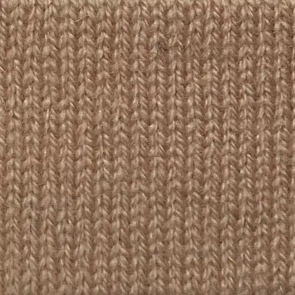 (product) Camel Cashmere Heavy Ribbed Fabric