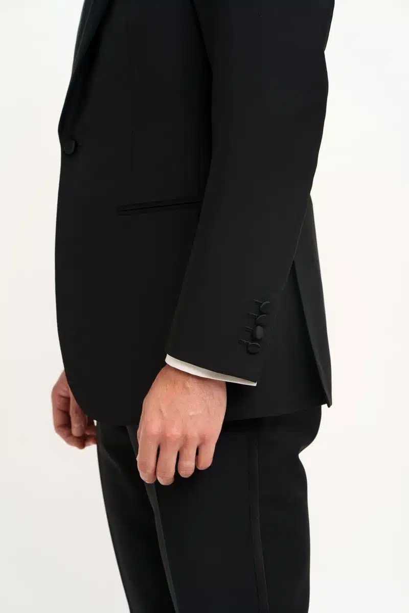 MAB-Black-Wool-Tuxedo-Side-View