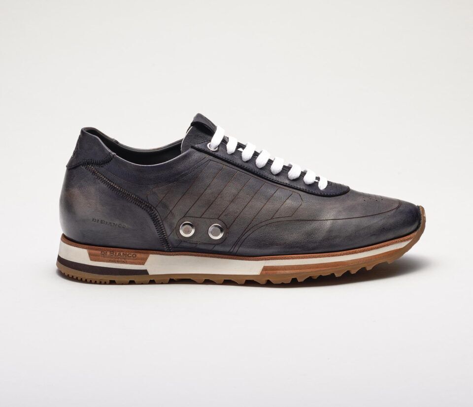 (product) Daytona Laser Fumo Dress Sneaker, Single shoe side view