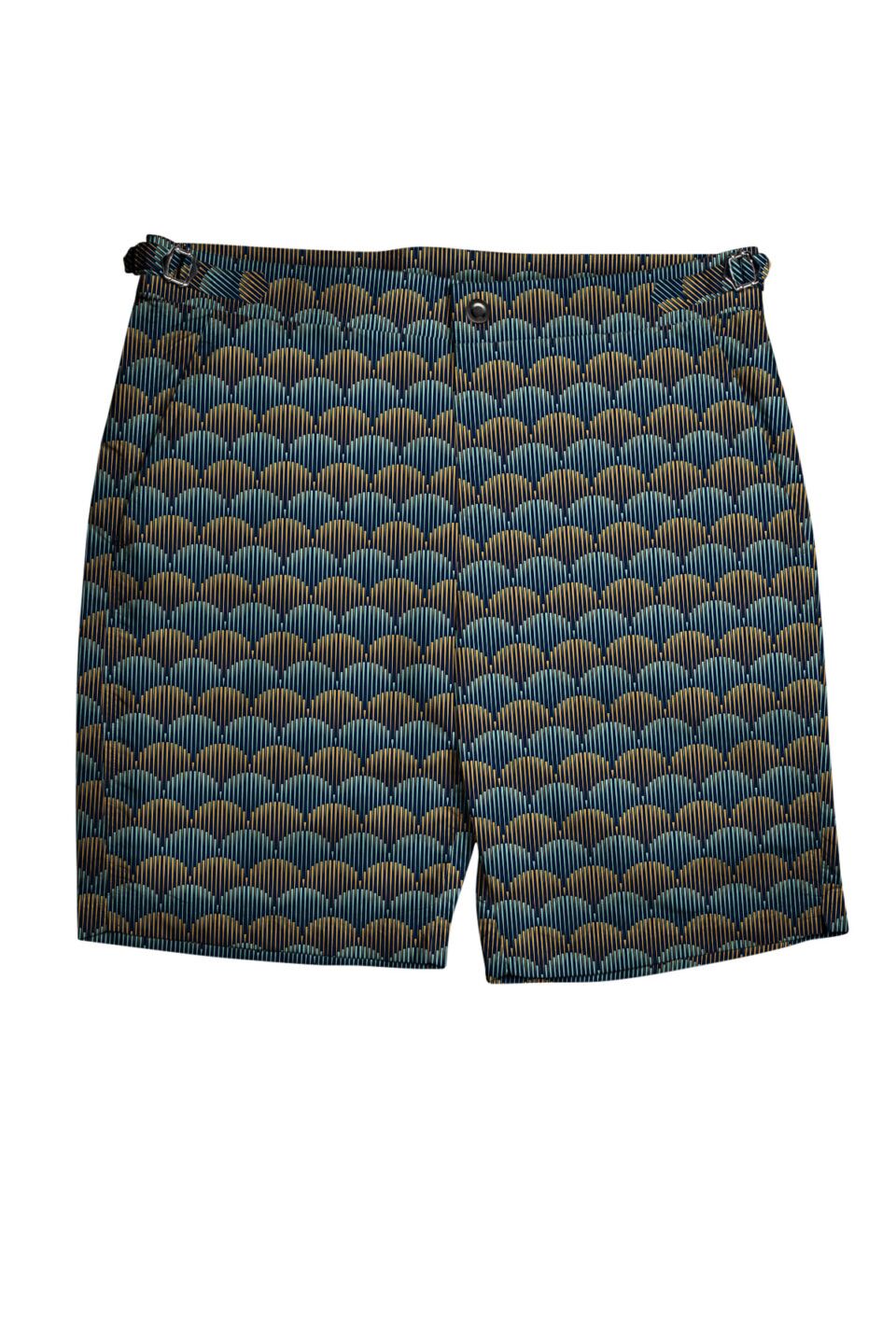 (product) Art Deco Arches Swim Shorts, full view