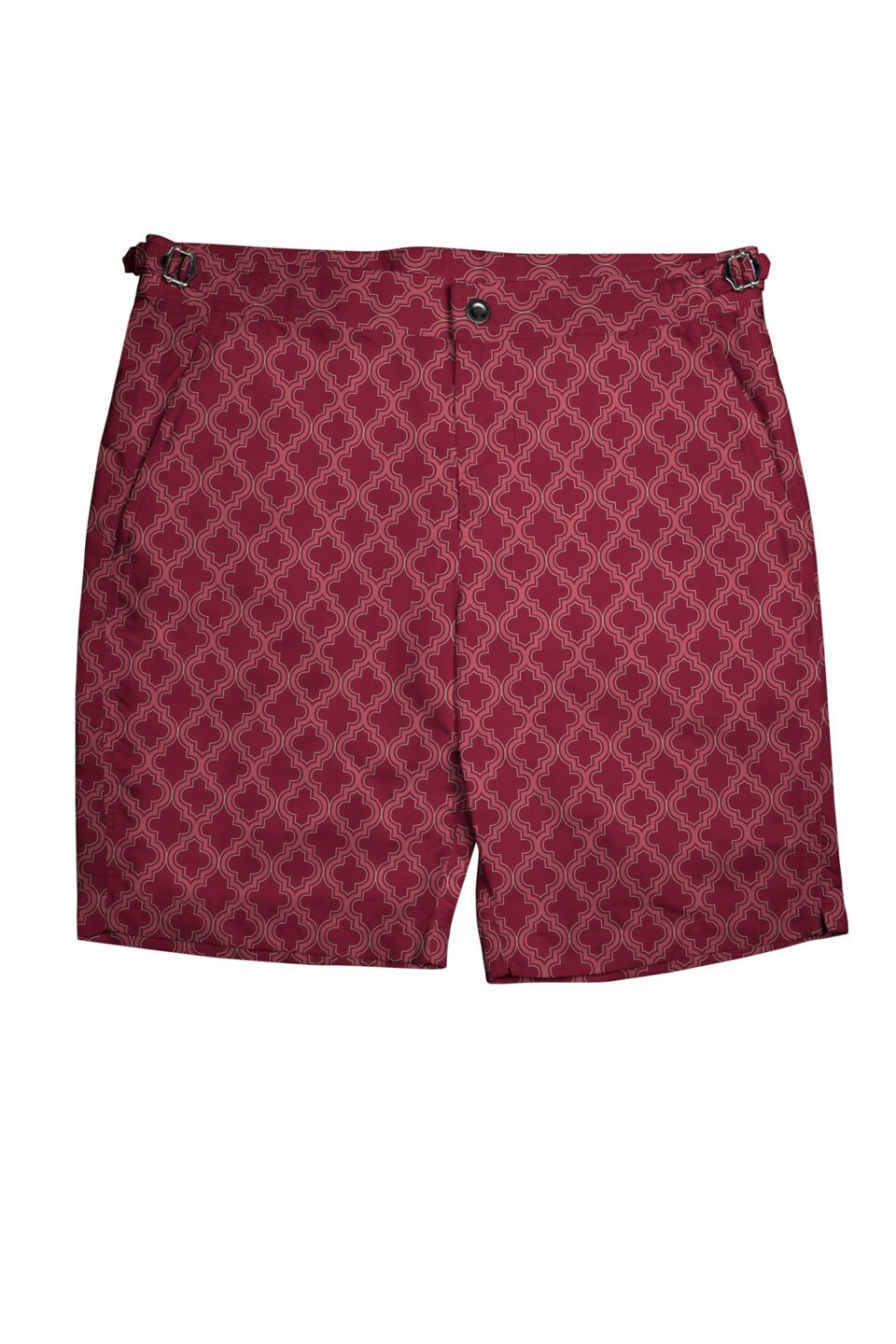 (product) Red Moroccan Swim Shorts