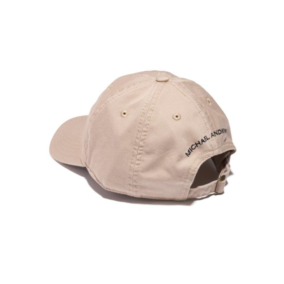 (product) Michael Andrews Hamptons Tan Hat, Back view