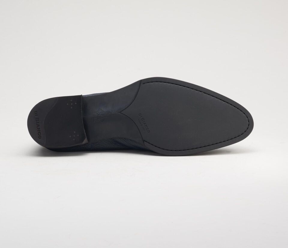 (product) Firenze Navy Loafer, Sole view