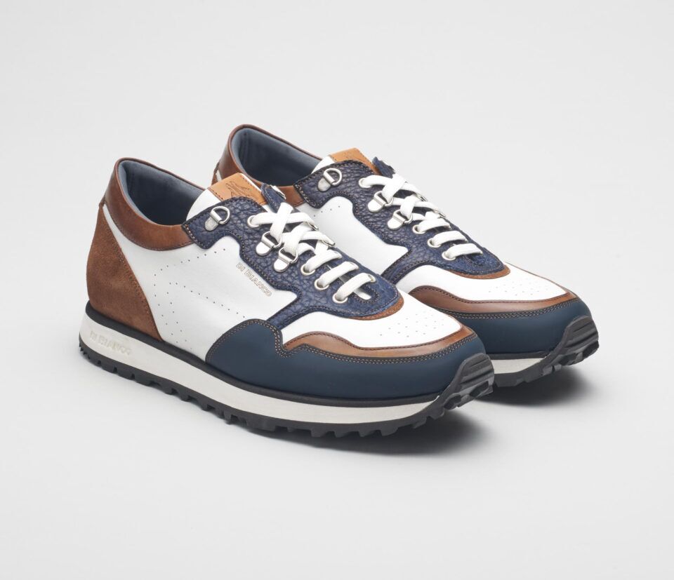 (product) Potenza Bison Dress Sneaker, Angled pair view