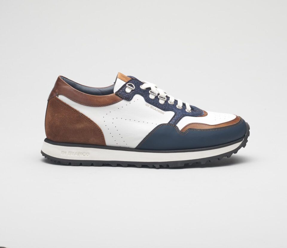 (product) Potenza Bison Dress Sneaker, Single shoe side view