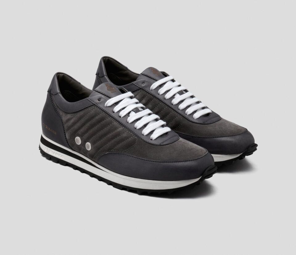 (product) Daytona Fumo Dress Sneaker, Angled pair view