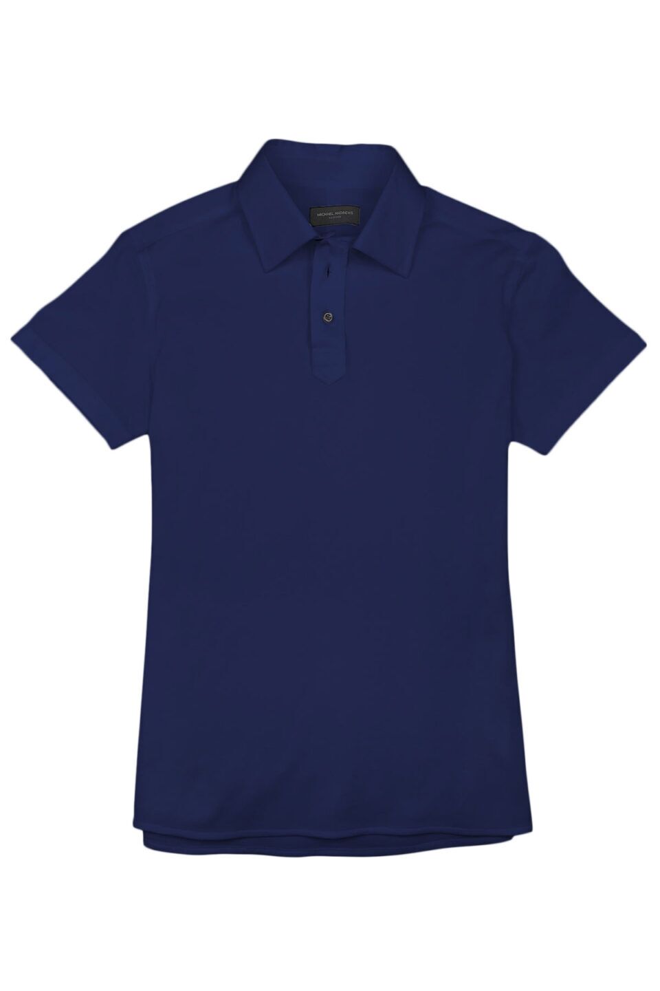 (product) Royal Blue Pique Polo Shirt, front view