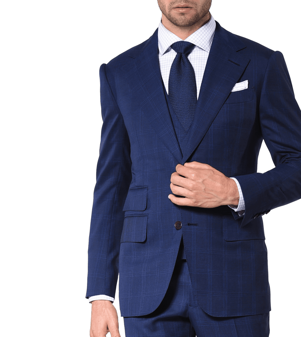 Royal Complex Windowpane Signature Bespoke Suit