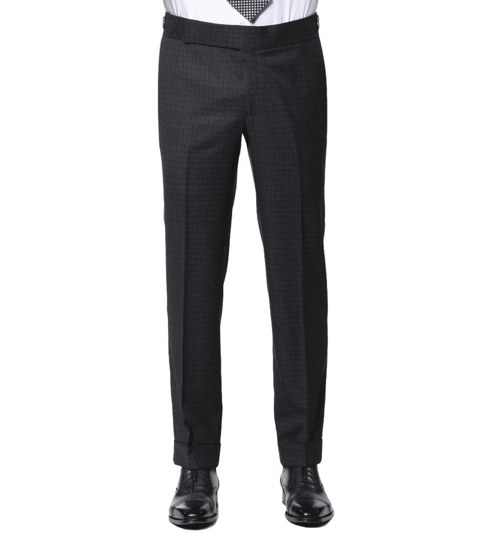 Charcoal Guncheck Signature Bespoke Trouser