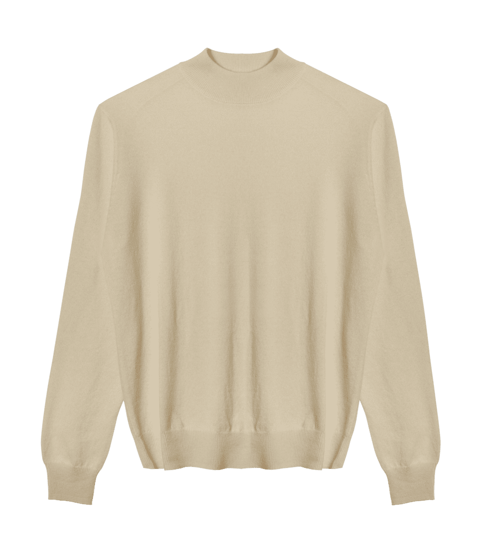 Calico Cashmere Mock Turtle