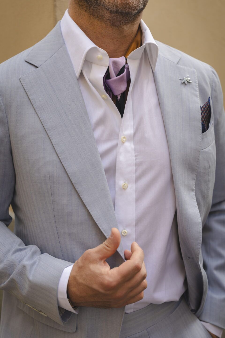 Evening at the Palms' Silk Bandana, styled