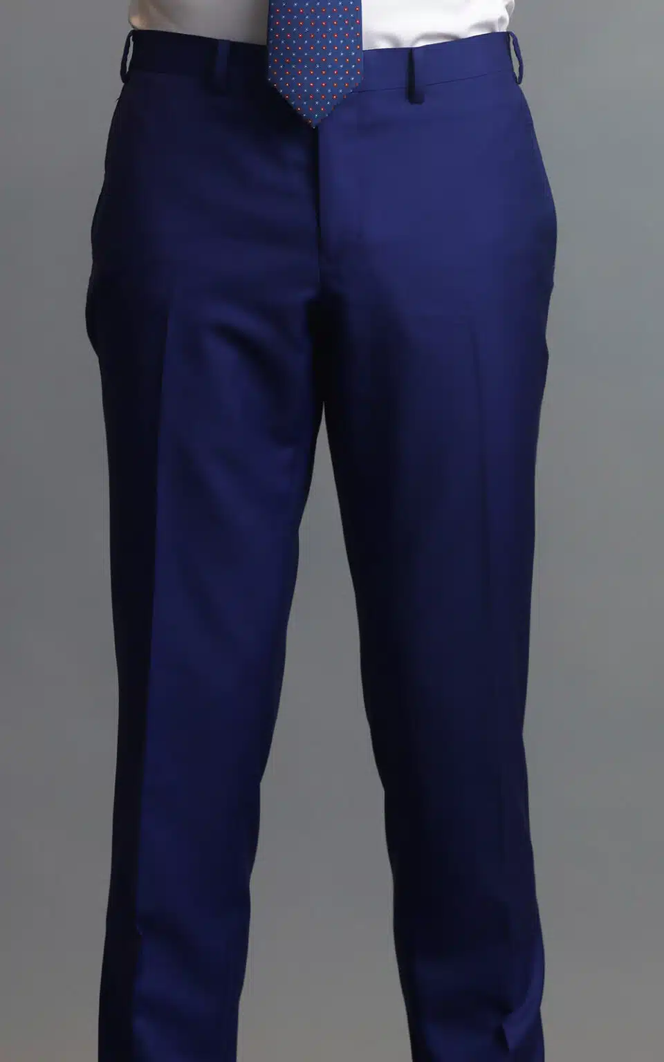 (product) Royal Blue MTM Suit Trousers, front view