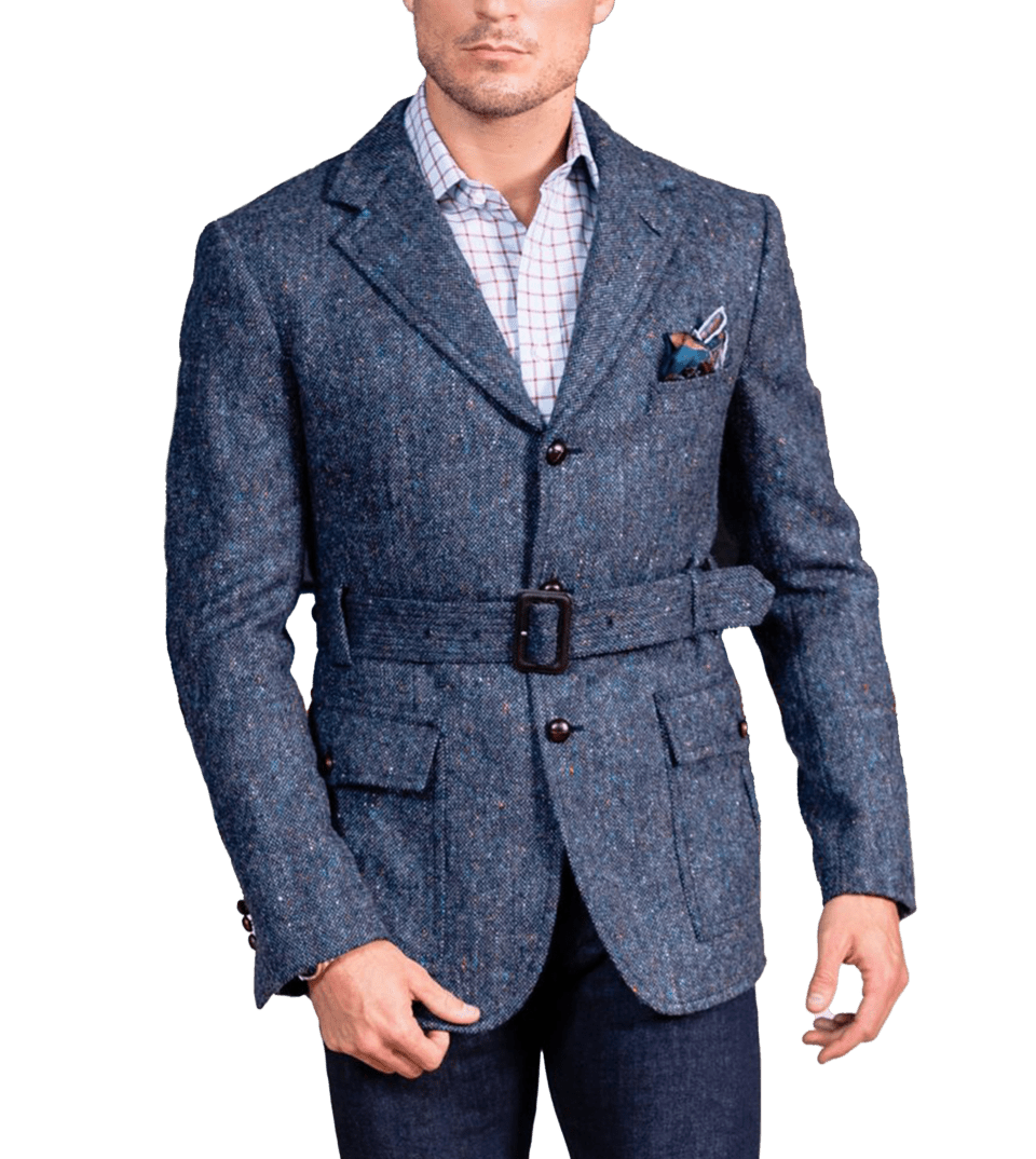 Blue Donegal Tweed Cotswald Sport Coat