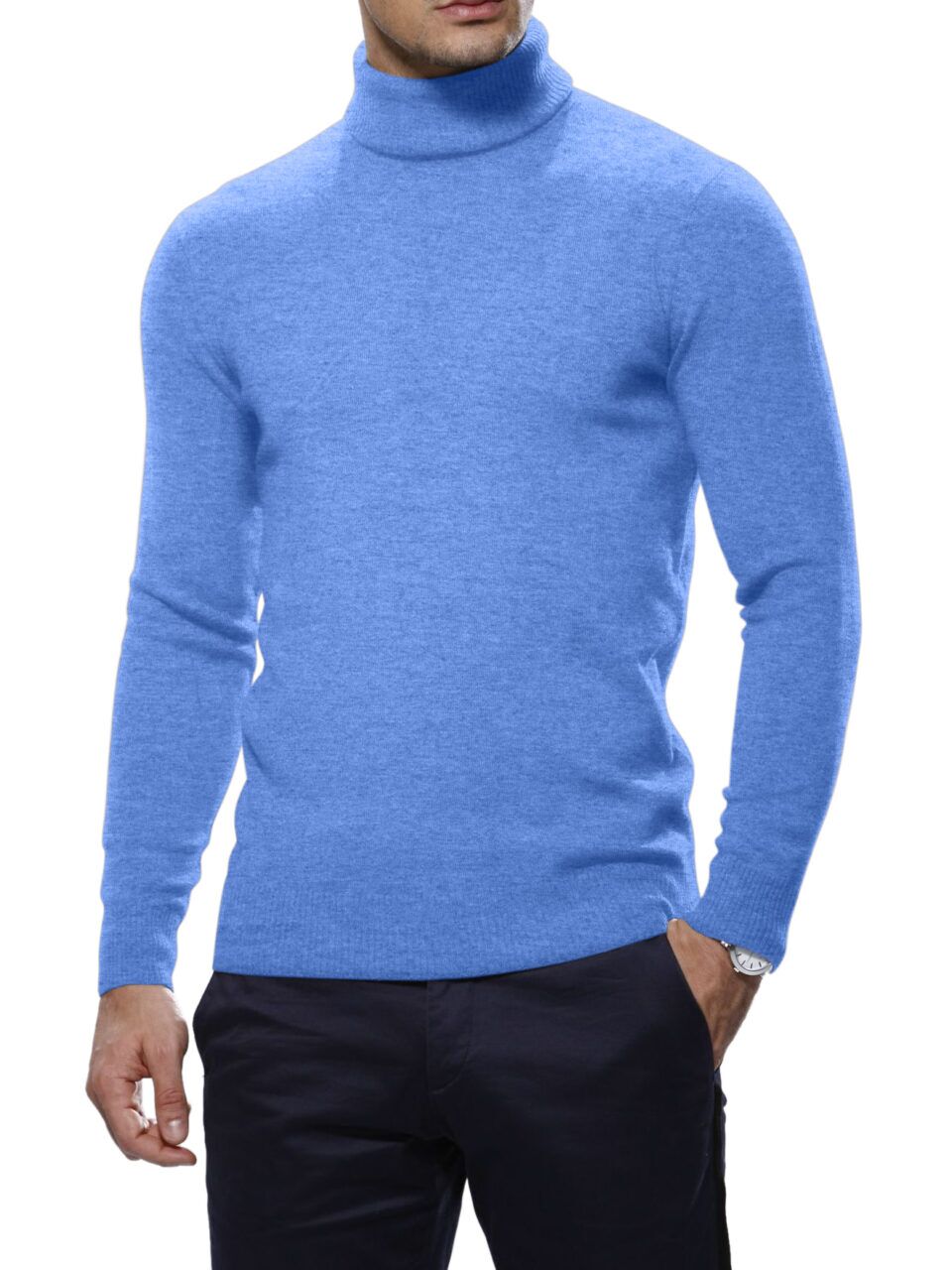 (product) Celeste Merino Wool Turtle Neck Sweater
