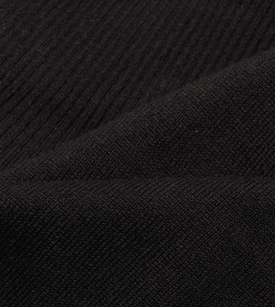 Black Silk Cashmere Fabric for Knitwear