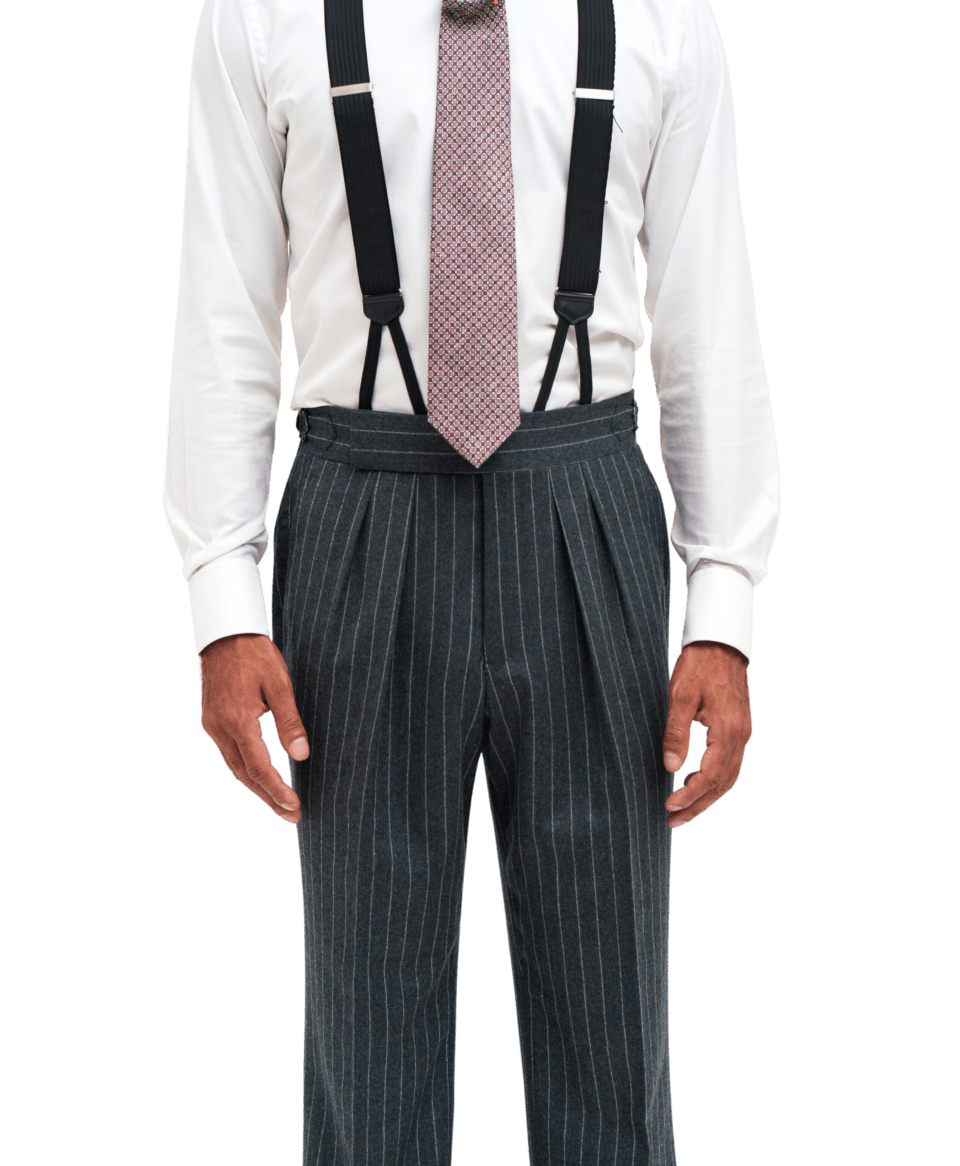 Michael-Andrews-Custom-Grey-Pinstripe-Suit-Pants